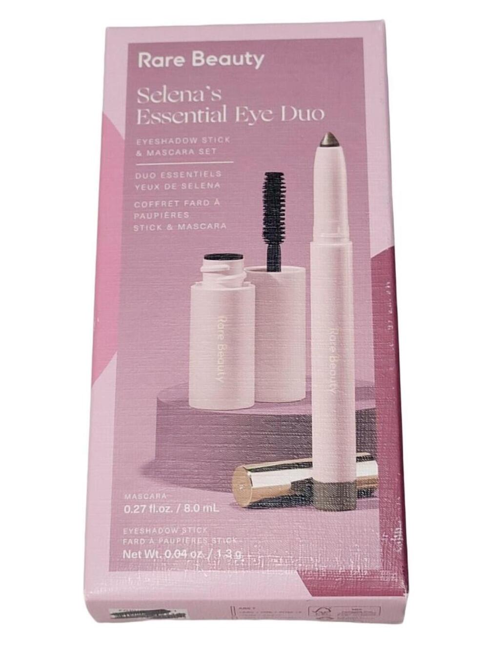 Rare Beauty Selena's Essential Eye Duo Eyeshadow Stick & Mascara Set - New